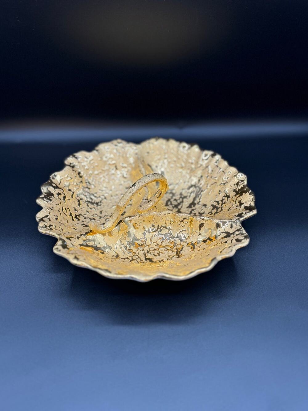 22K Weeping Gold Candy Dish